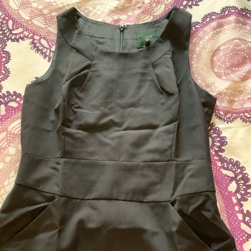 JCrew Black Suiting Dress